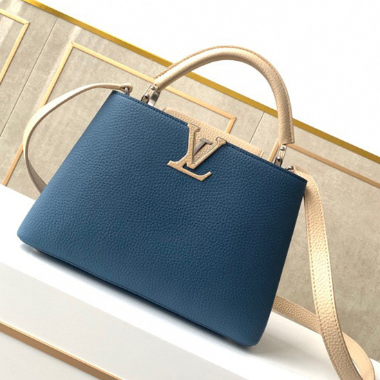 Louis Vuitton Capucines บีบี สีน้ำเงิน M53963