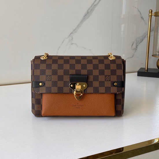 Louis Vuitton Damier Ebene Vavin PM สีน้ำตาล N40312