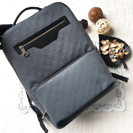 Louis Vuitton Damier Infini หนังอเวนิวกระเป๋าเป้สะพายหลัง Lunar N41043