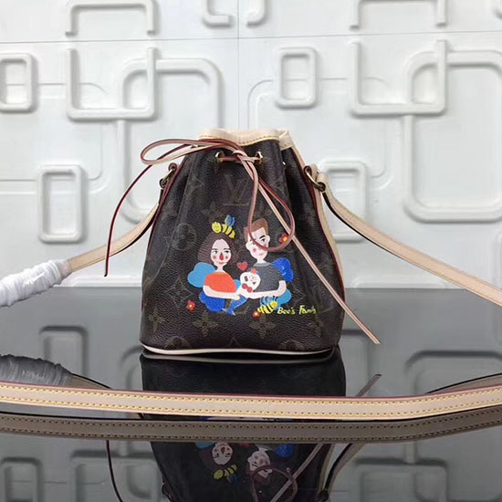 Louis Vuitton Family Print Nano Noe M41346