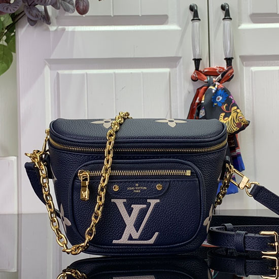 Louis Vuitton Mini Bumbag สีกรมท่า M85636