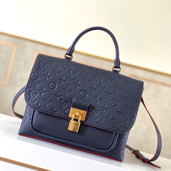 Louis Vuitton Monogram Empreinte Marignan สีน้ำเงิน M44544