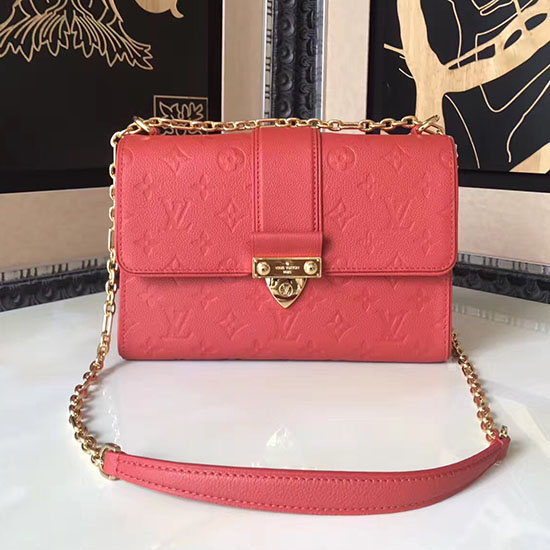 Louis Vuitton Monogram Empreinte Saint Sulpice Pm เชอร์รี่ M43393