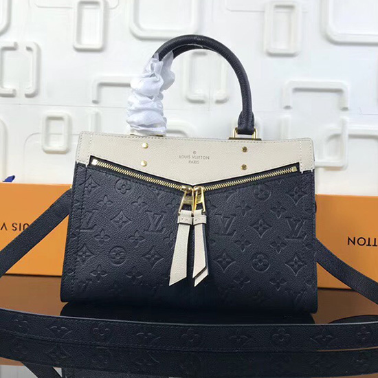 Louis Vuitton Monogram Empreinte Sully PM Noir Creme M54196 ราคาถูกที่สุด