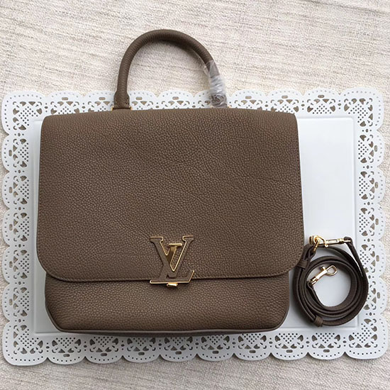 Louis Vuitton Taurillon หนัง Volta สีกากี M50255