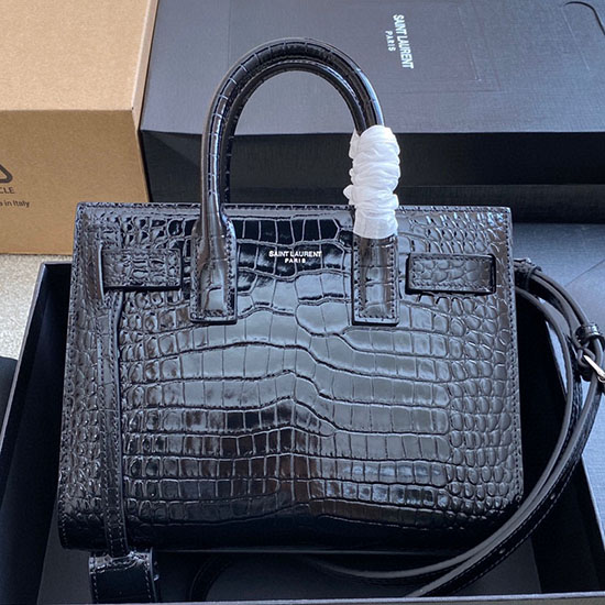 Saint Laurent Sac De Jour Nano กระเป๋าสีดำ 392035