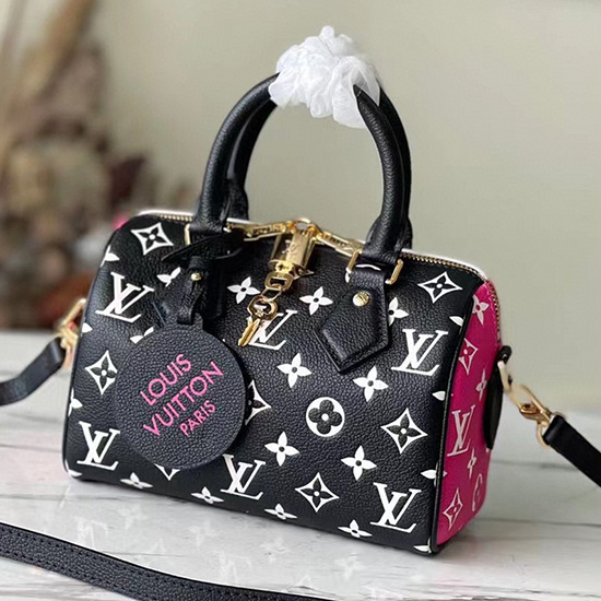 กระเป๋า Louis Vuitton Speedy Bandouliere 20 สีดำ M46088