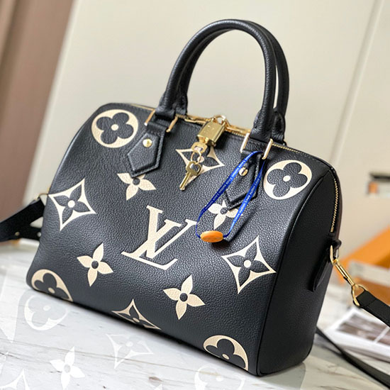 กระเป๋า Louis Vuitton Speedy Bandouliere 25 สีดำ M58947