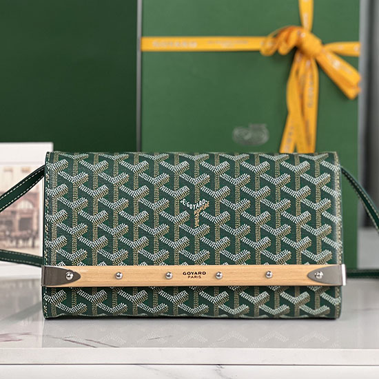 กระเป๋าคลัทช์ Goyard Monte Carlo G20178 สีเขียว