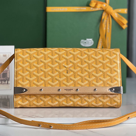 กระเป๋าคลัทช์ Goyard Monte Carlo G20178 สีเหลือง