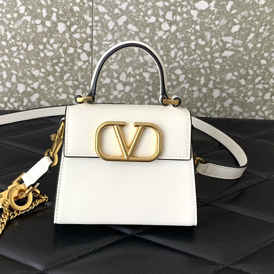 กระเป๋าถือ Valentino Garavani Micro Vsling สีขาว V412