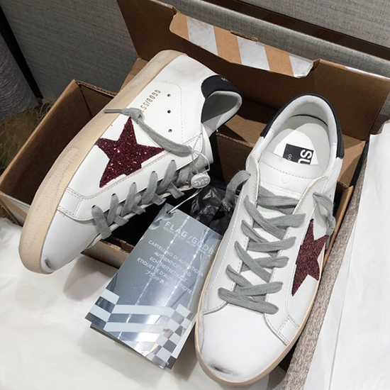 รองเท้าผ้าใบหนังลูกวัว Golden Goose Gg07732