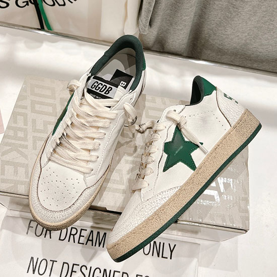 รองเท้าผ้าใบหนังลูกวัว Golden Goose Ggs03172