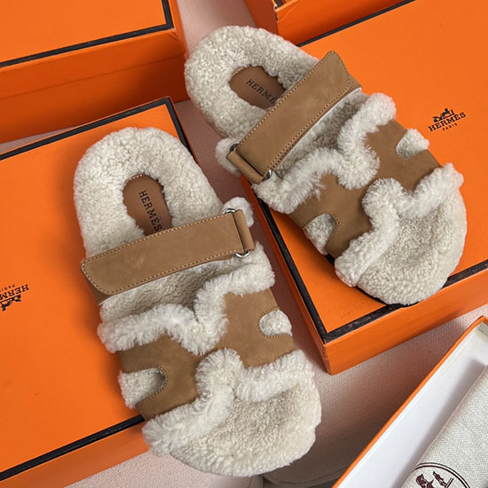 รองเท้าแตะ Hermes Wool Sjh091315