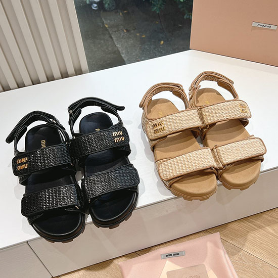 รองเท้าแตะ Miu Miu Msm041111