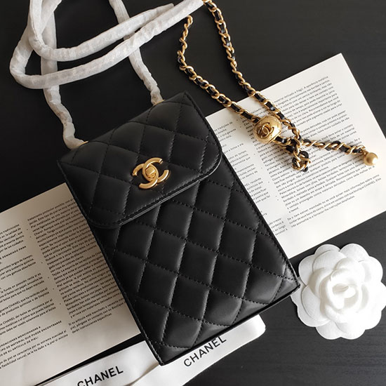 เคสโทรศัพท์หนังแกะ Chanel AP2291